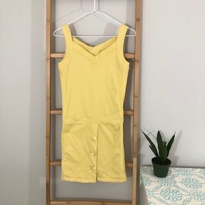 Shift silhouette straight dress high low neckline